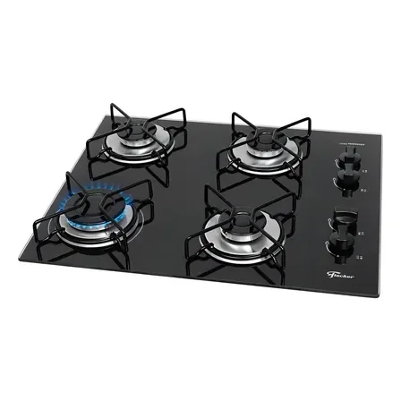 Cooktop A Gás Fischer 4 Bocas Fit Line